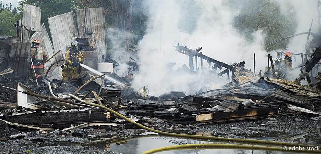 Versicherungsentschädigung für Brandschäden am Betriebsgebäude